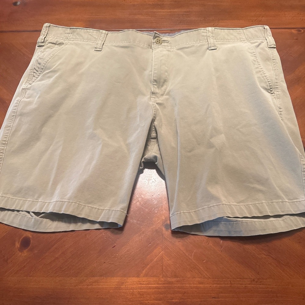 Dockers Shorts Mens W42 Khaki Excellent Smart 360 Flex Chino Stretch Casual
